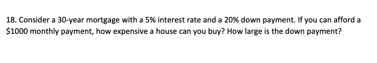 Solved 16. Suppose you decide to buy a $200,000 condo. You | Chegg.com