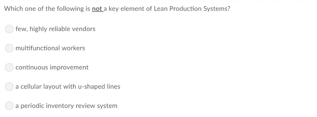 Solved Which one of the following is not a key element of | Chegg.com