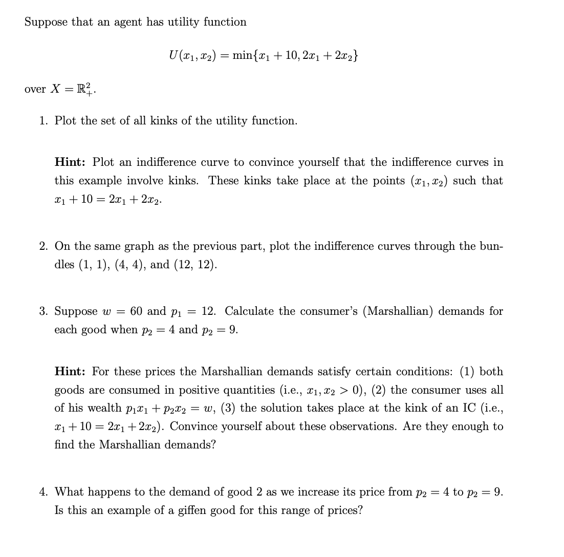 solved-suppose-that-an-agent-has-utility-function-chegg