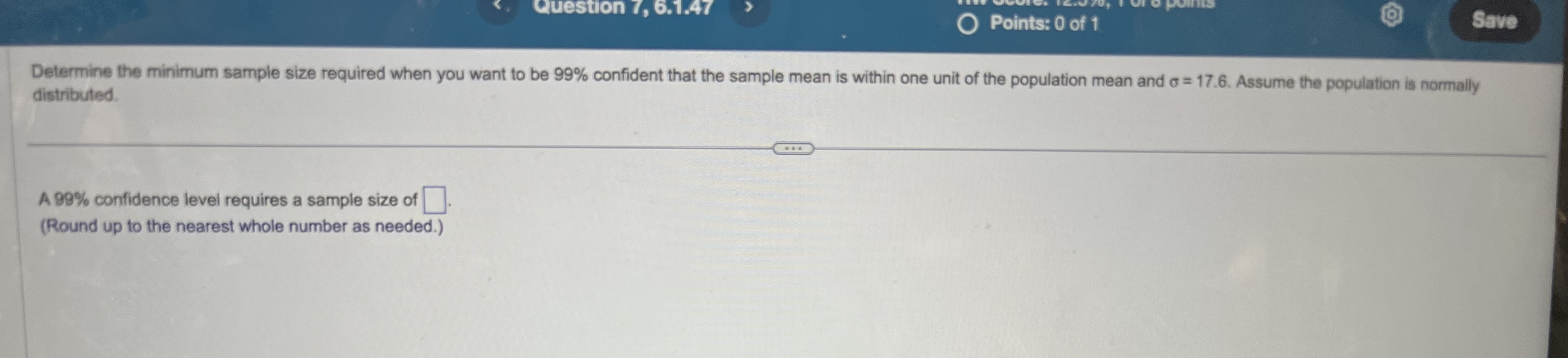 Solved Determine The Minimum Sample Size Required When You | Chegg.com