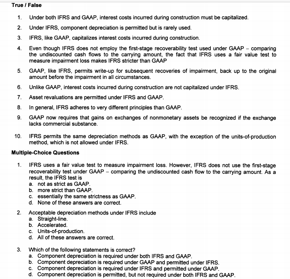 solved-true-false-1-under-both-ifrs-and-gaap-interest-chegg