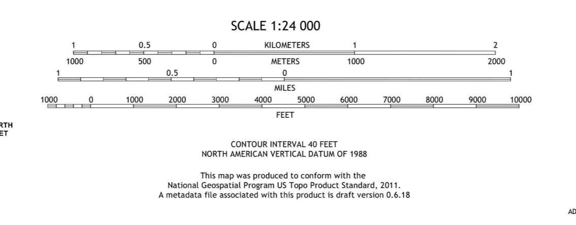 Solved 1. Calculate the gradient of the south side of | Chegg.com