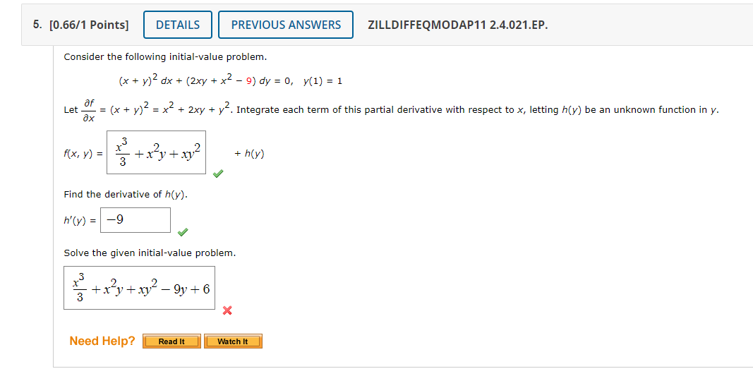 Solved Consider The Following Initial-value Problem. | Chegg.com