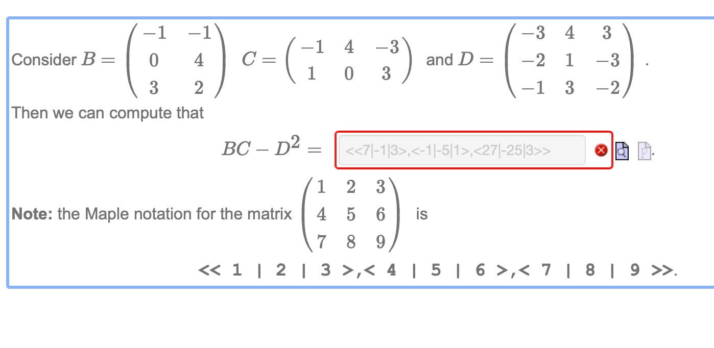 Solved 1 -1 -3 4 3 -3 Consider B= 0 4 0) C= -1 4 1 0 ) And D | Chegg.com