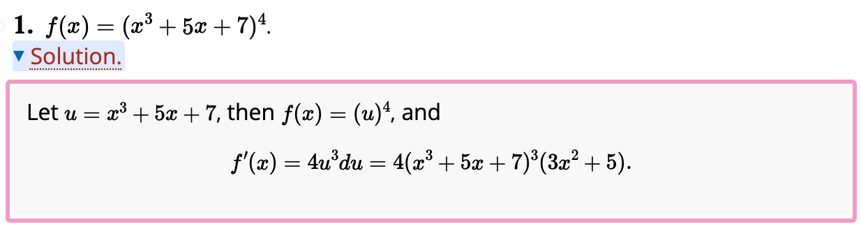 Solved Exercises: The Chain Rule Find the derivatives of the | Chegg.com