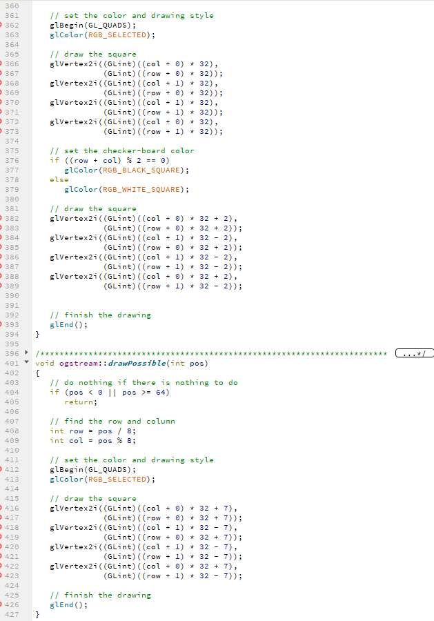 Solved This is a Chess program in C++. I need a unit test | Chegg.com