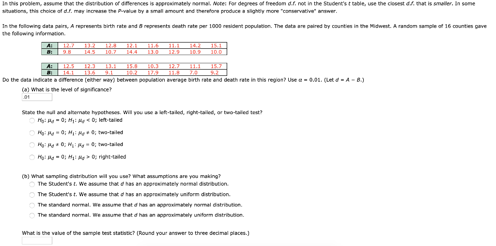 Solved In this problem, assume that the distribution of | Chegg.com
