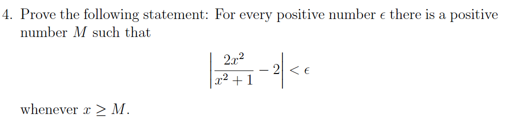 Solved 4. Prove the following statement: For every positive | Chegg.com