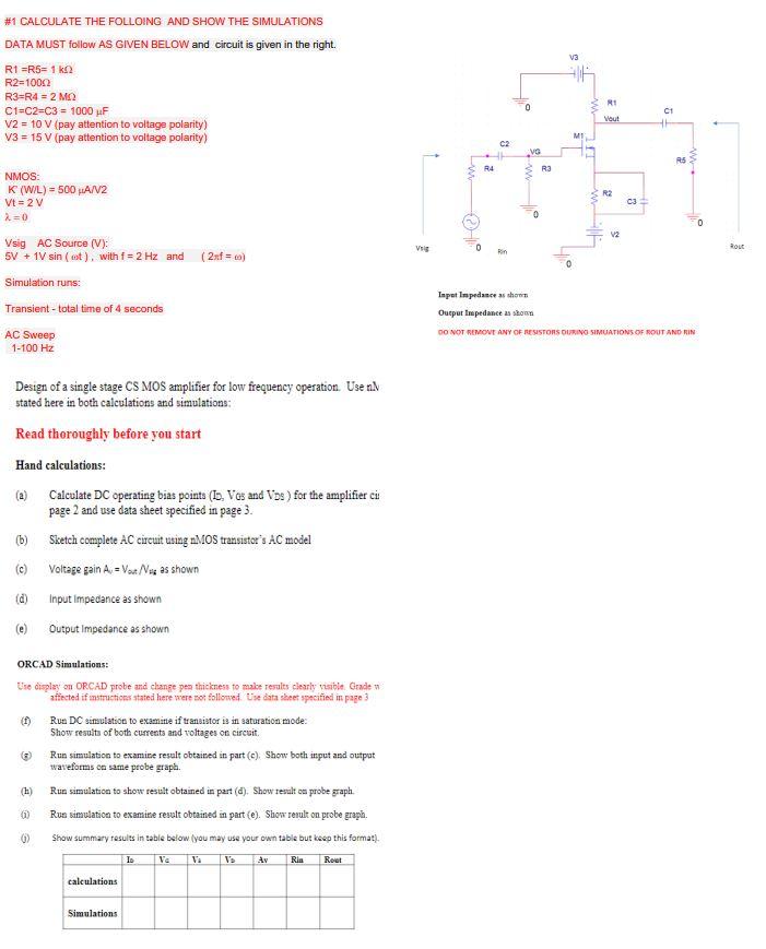 Solved va #1 CALCULATE THE FOLLOING AND SHOW THE SIMULATIONS | Chegg.com