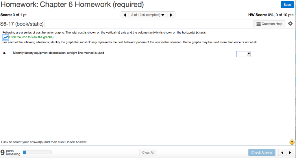 Solved Homework: Chapter 6 Homework (required) Save Score: 0 | Chegg.com
