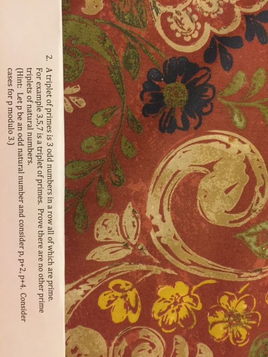 Solved A triplet of primes is 3 odd numbers in a row all of