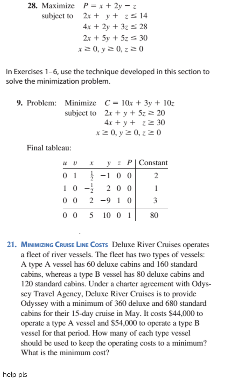 Solved 28. Maximize subject to | Chegg.com