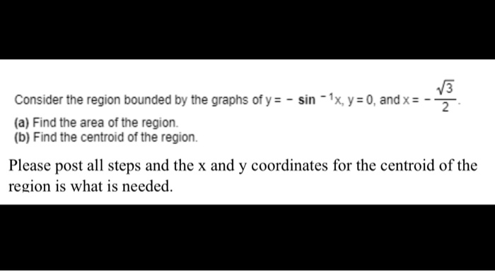Solved 13 Consider the region bounded by the graphs of | Chegg.com
