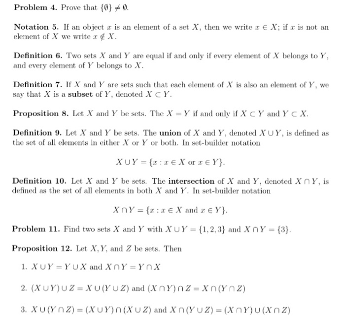 Solved Problem 4. Prove that {0-0. Notation 5. If an object | Chegg.com