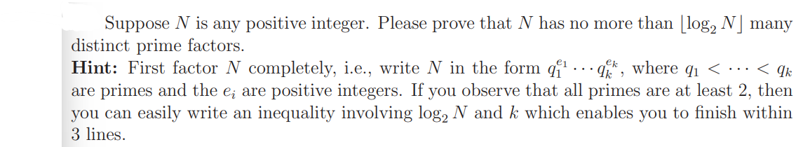 Solved Suppose N is any positive integer. Please prove that | Chegg.com