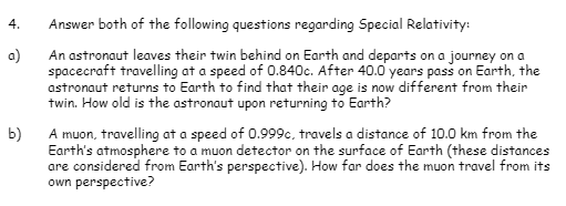 Solved 4. Answer both of the following questions regarding | Chegg.com