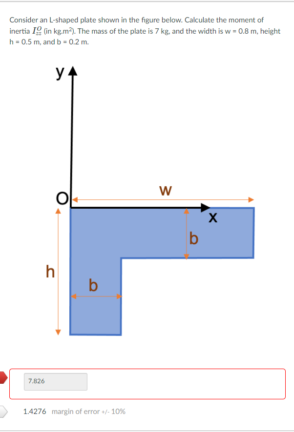 Solved Consider an Lshaped plate shown in the figure below.