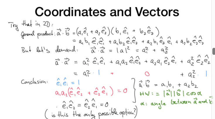 Solved 10 Coordinates And Vectors Try That In 2d General Chegg Com