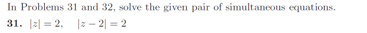 Solved In Problems 31 and 32 , solve the given pair of | Chegg.com