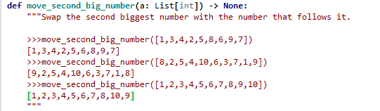 Solved In python, given a list of numbers, swap the second | Chegg.com