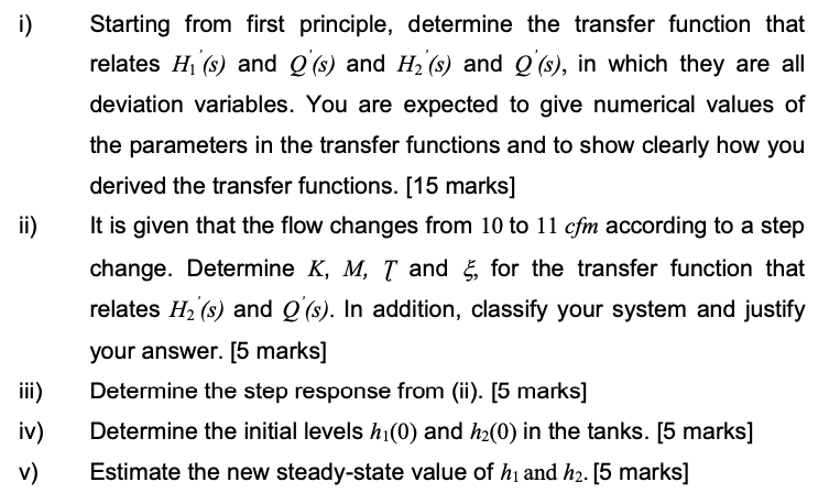Solved 2. The two tanks shown in FIGURE Q2 are connected in | Chegg.com