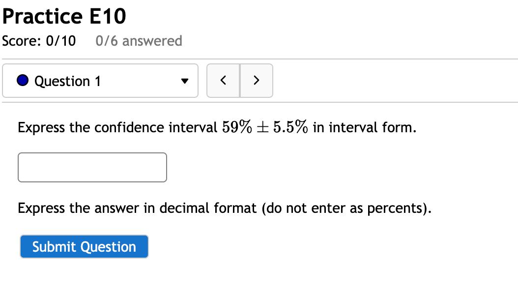 Solved Practice E10 Score: 0/10 0/6 answered Express the | Chegg.com