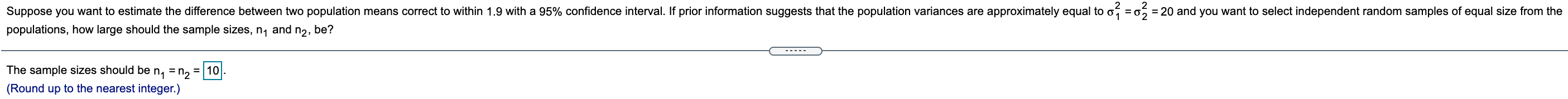 Solved = Suppose you want to estimate the difference between | Chegg.com
