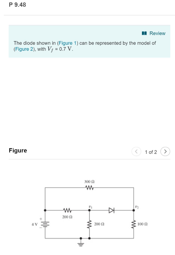 Solved Part A: Assume that the diode operates as an open | Chegg.com