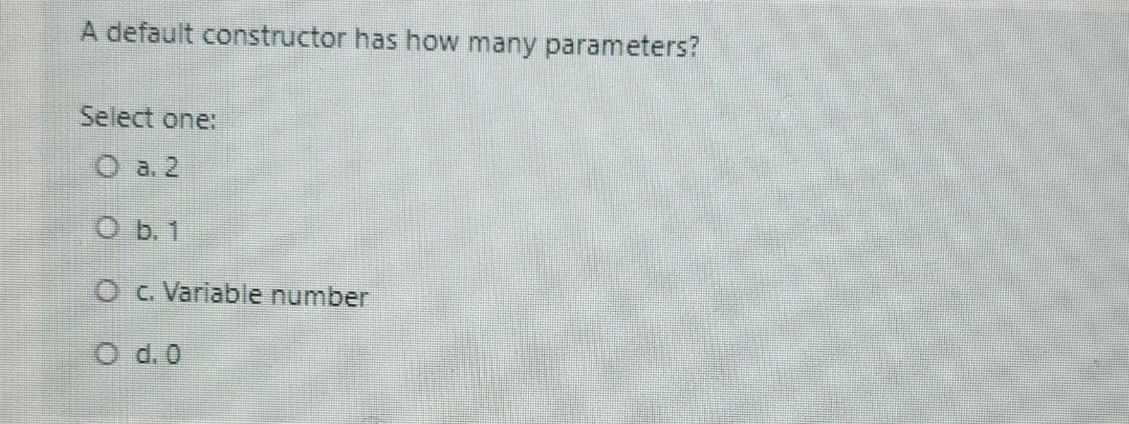 Solved All of the following are true about classes, except