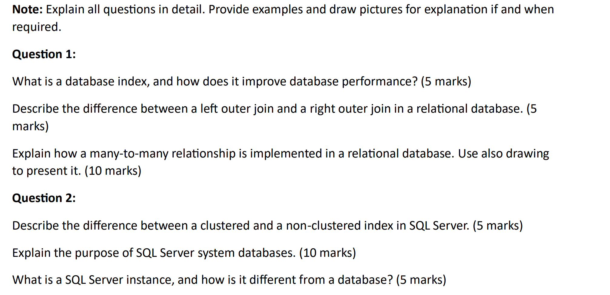 Solved Note: Explain all questions in detail. Provide | Chegg.com