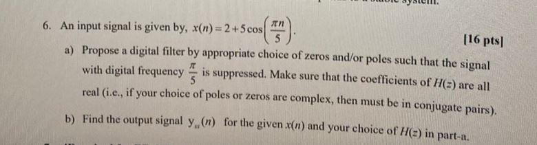 Solved this is a linear system question please solve with | Chegg.com