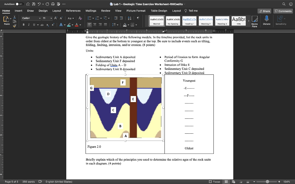 Solved AutoSave OF AA OOP... Home Insert Draw Design Layout | Chegg.com
