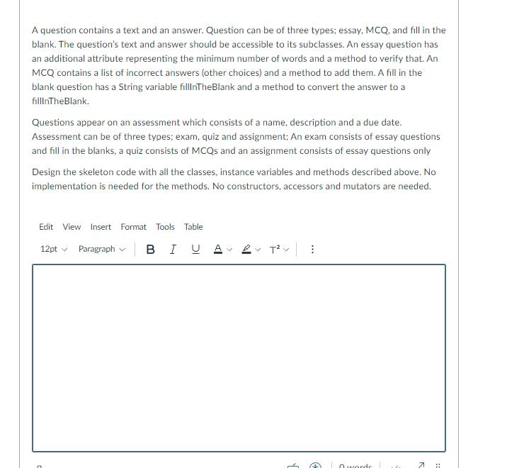 Solved A question contains a text and an answer. Question | Chegg.com