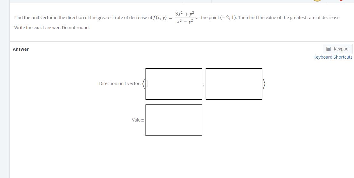Solved Find the unit vector in the direction of the greatest | Chegg.com