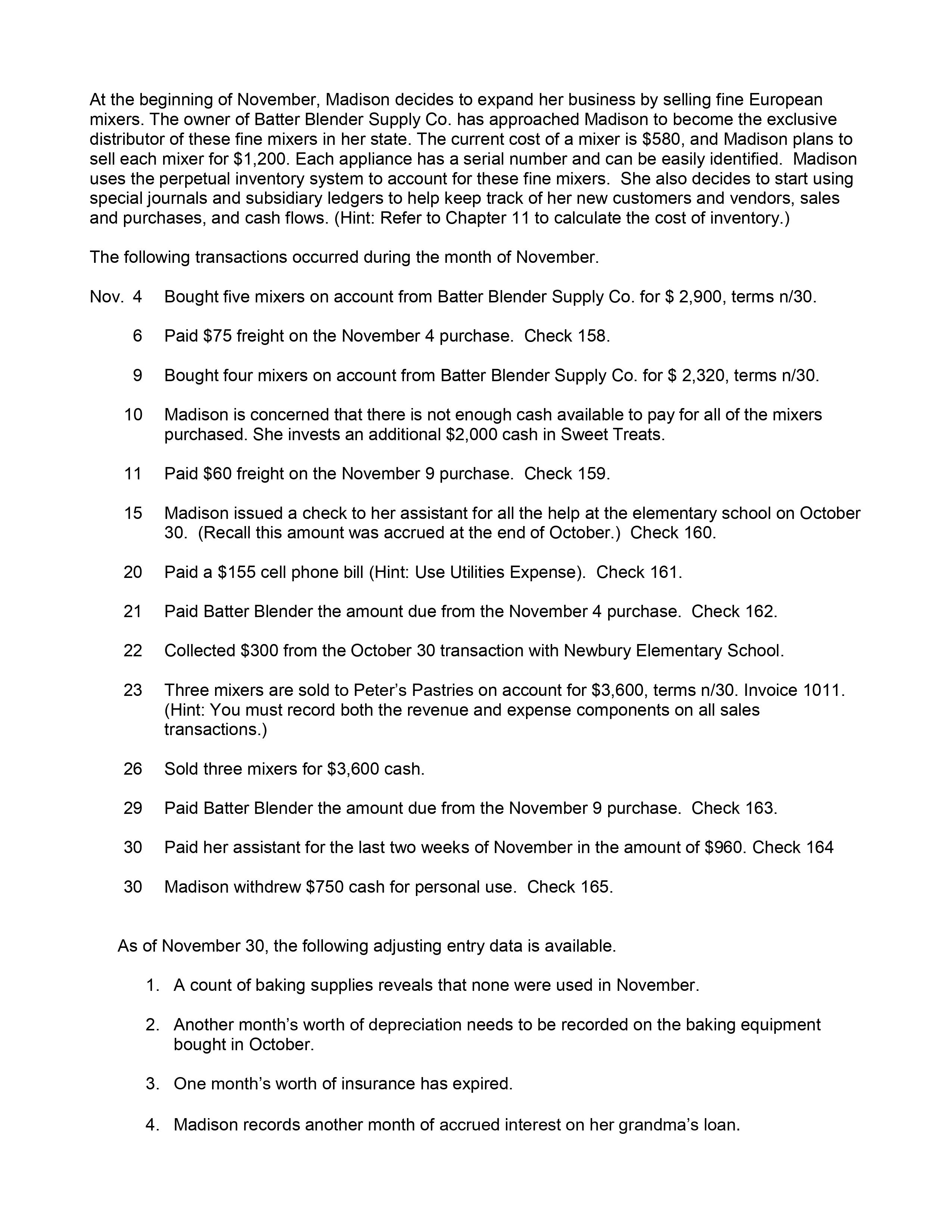 Solved Madison Carter spent much of her childhood learning