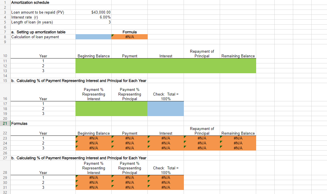 Solved Open Spreadsheet B. What Percentage Of The Payment | Chegg.com