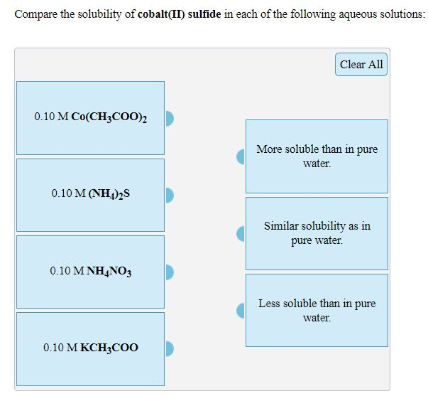 Solved Compare the solubility of magnesium carbonate in each