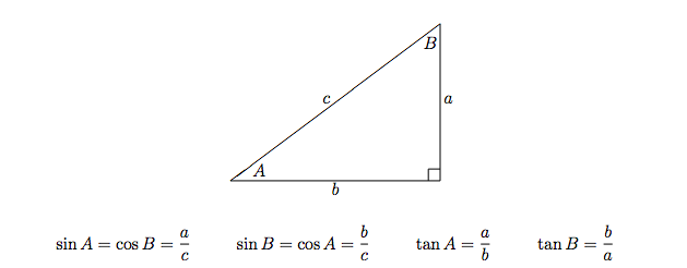 Solved sin A = cos B = sin B = cos A = tan A = tan B = 3. | Chegg.com