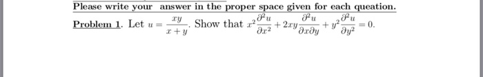 Solved Please write your answer in the proper space given | Chegg.com
