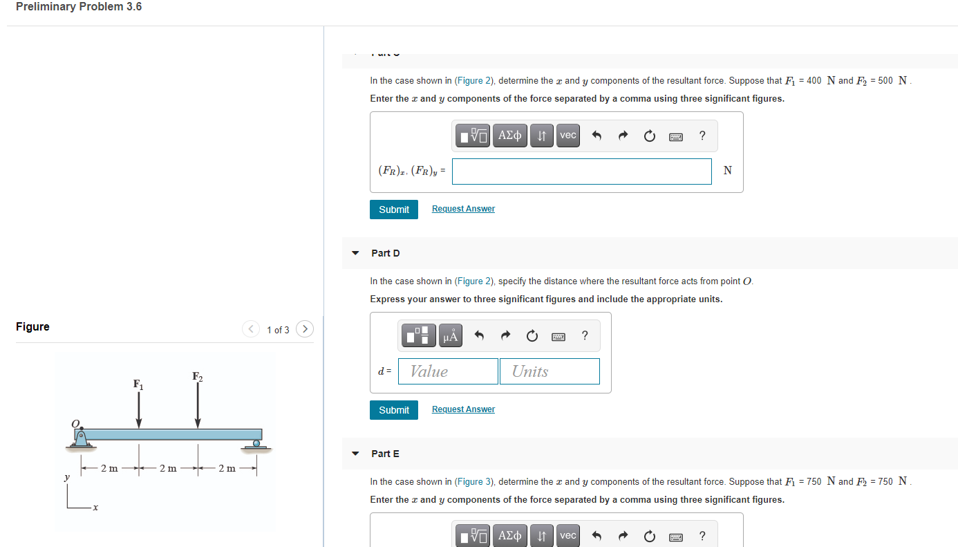 Solved Preliminary Problem 3.6 In the case shown in (Figure | Chegg.com