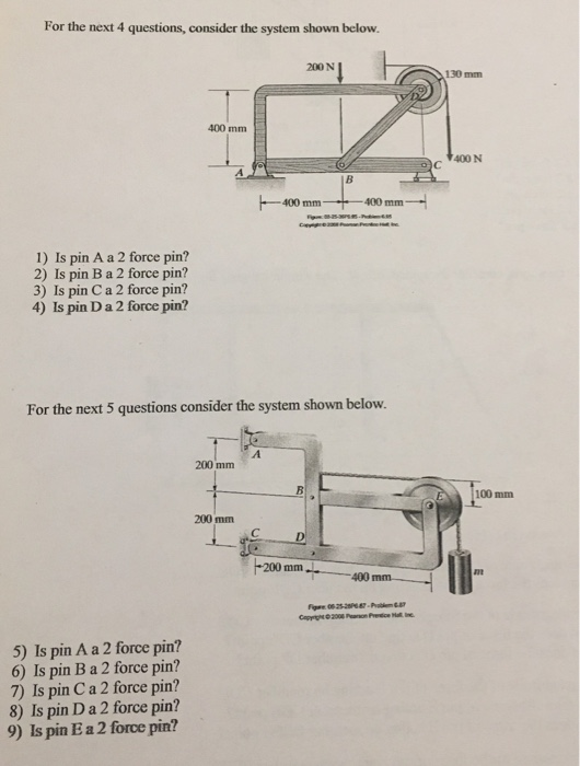 Solved For the next 4 questions, consider the system shown | Chegg.com