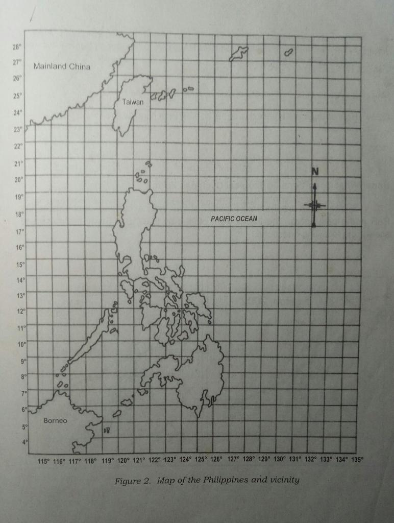 Solved E Learning Task 3: Using the Map of the Philippines | Chegg.com