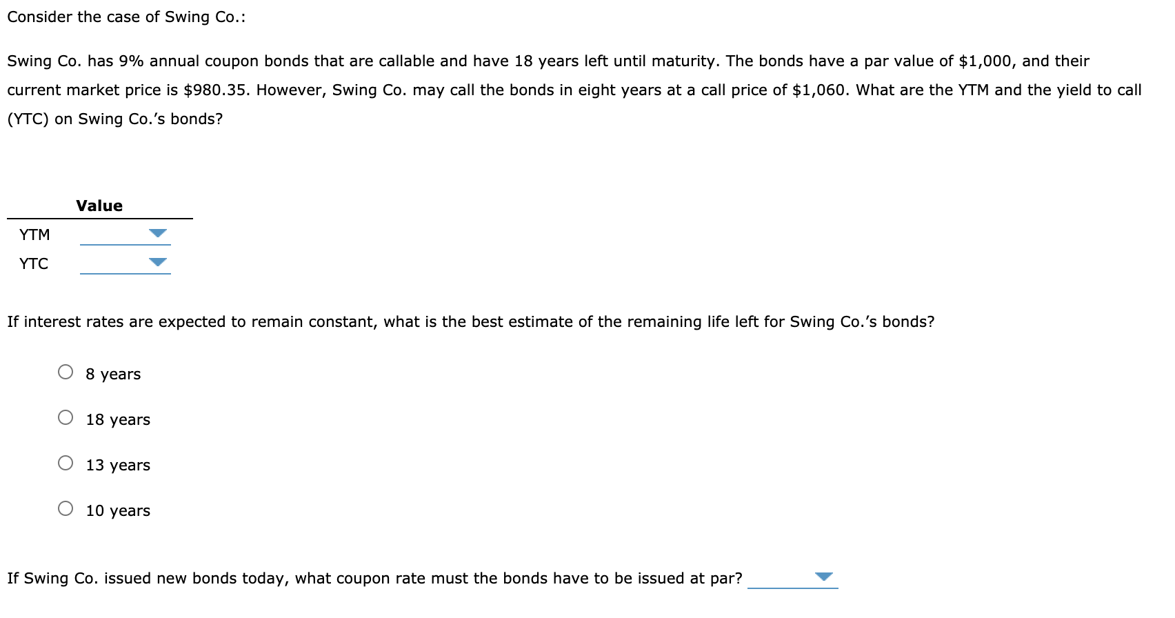 Solved Consider The Case Of Swing Co Swing Co Has 9 Chegg solved-consider-the-case-of-swing-co-swing-co-has-9-chegg