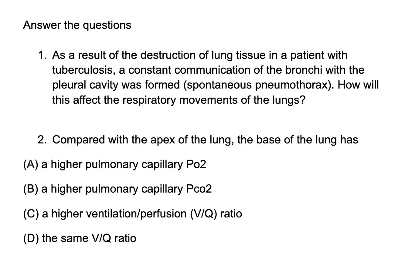 Solved Answer the questions 1. As a result of the | Chegg.com