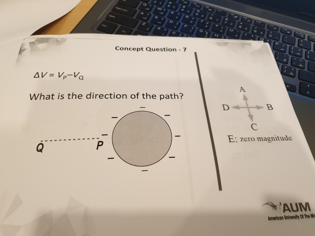 Solved G y Concept Question 2 The electric field is uniform | Chegg.com