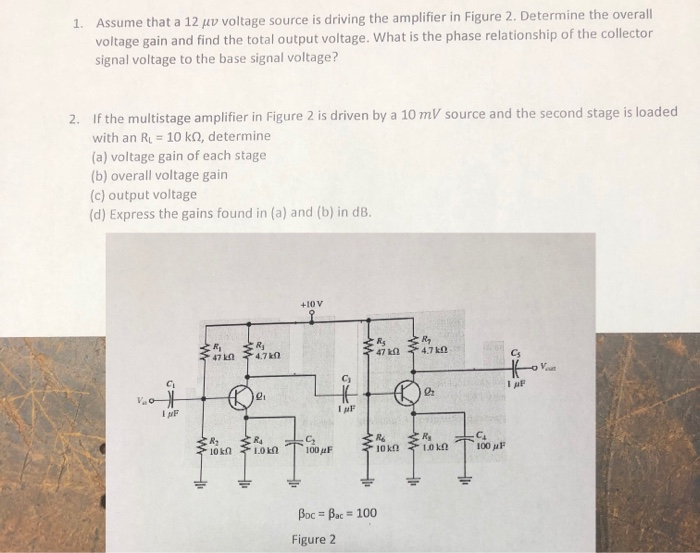 Solved Assume that a 12 μυ voltage source is driving the | Chegg.com
