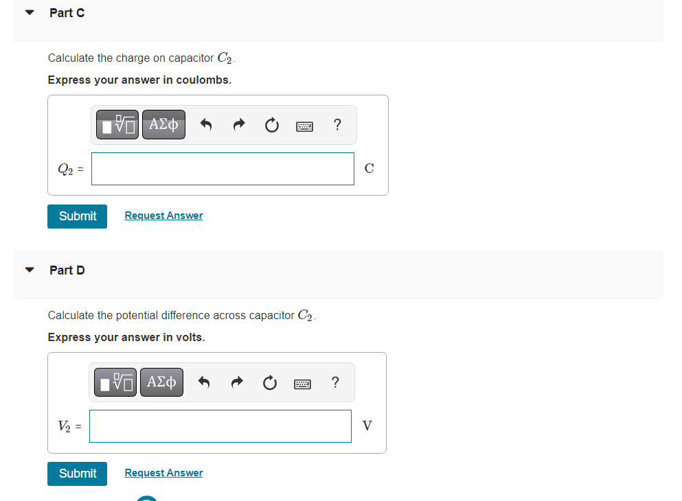 Solved In (Figure 1), each capacitor has [ Math Processing | Chegg.com