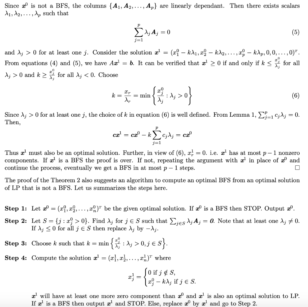 Solved Linear Programming Example Walk Through Needed T Chegg Com