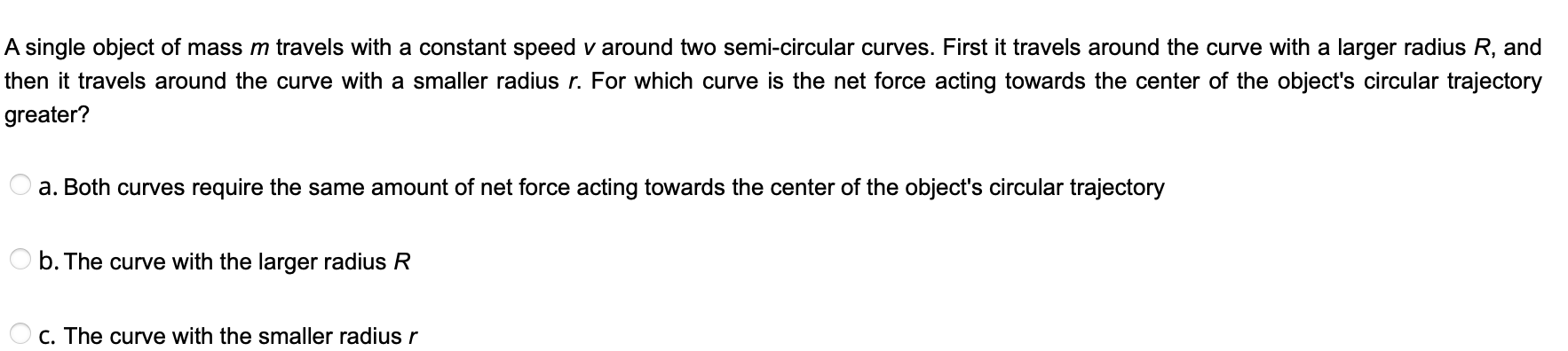 Solved A single object of mass m travels with a constant | Chegg.com