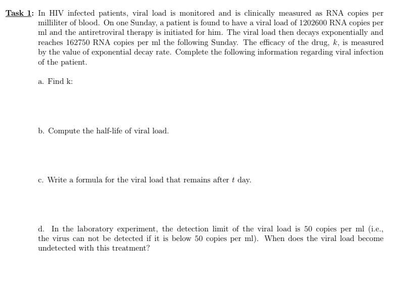 solved-task-1-in-hiv-infected-patients-viral-load-is-chegg